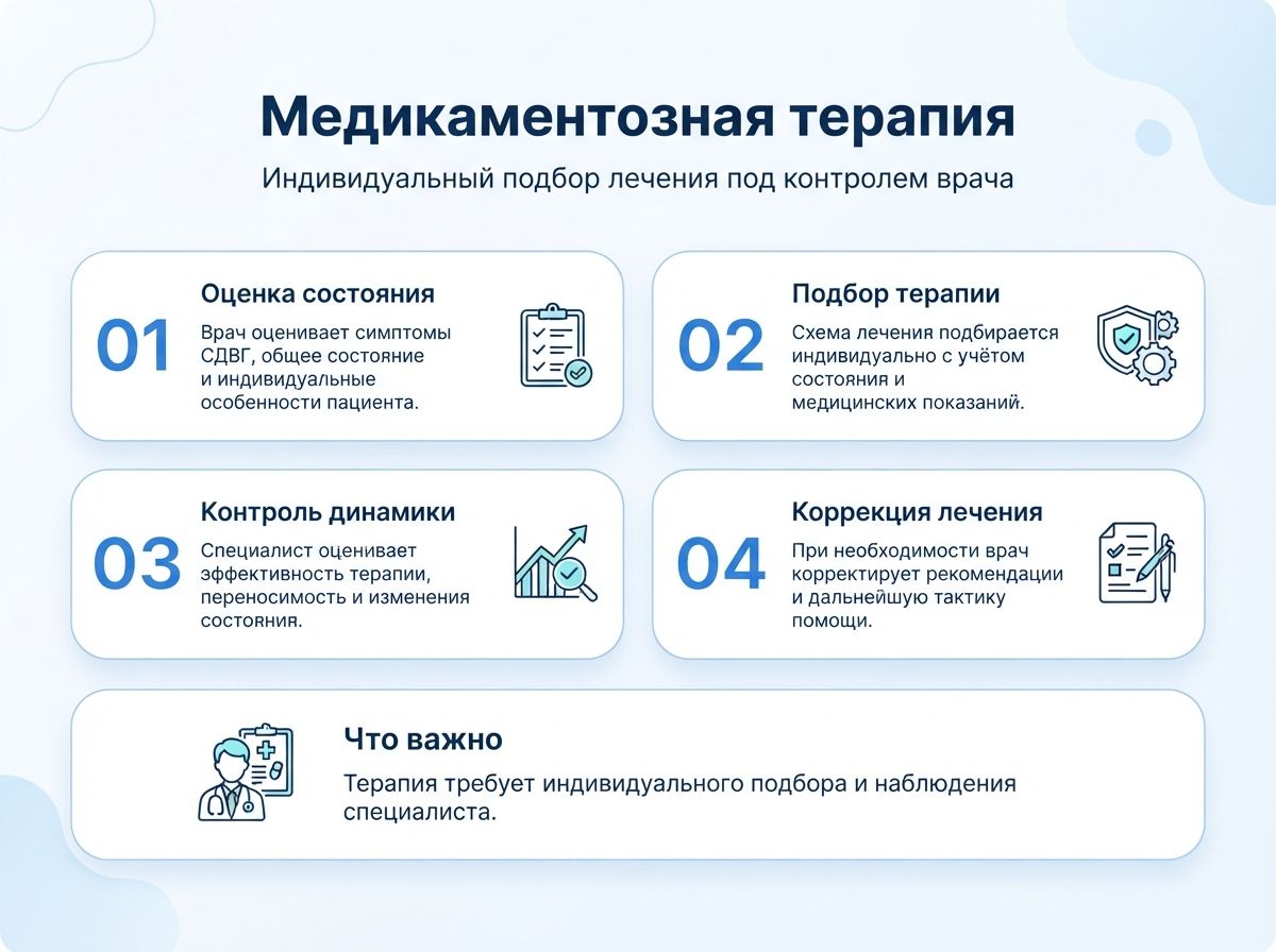 Лечение СДВГ в Гремячинске у детей и взрослыхинфографика